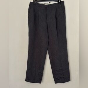 Untied Uniqlo Gray Dress Pants Classic Straight-Leg